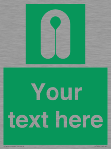 Custom sign safe condition Lifejacket